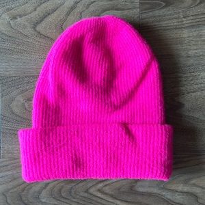 J.Crew Neon Pink Beanie